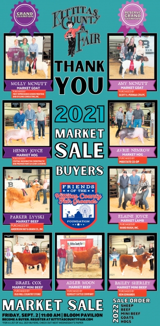 Thank You 2021 Market Sale