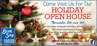 Come Visit Us for Our Holiday Open House