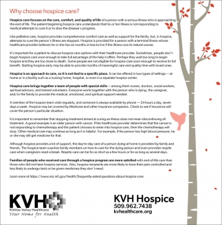 Why Choose Hospice Care?