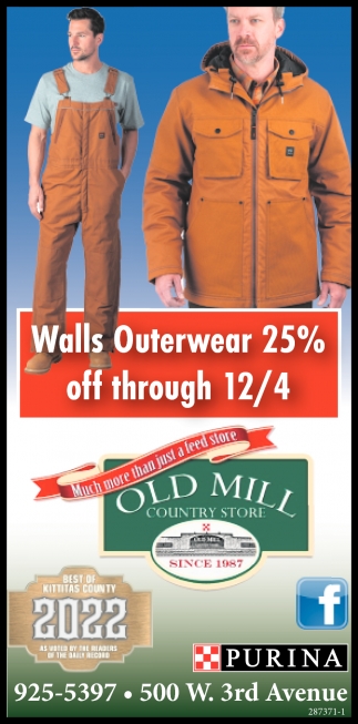 Walls Outerwear 25% Off Through 12/4