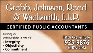 Certified Public Accountants