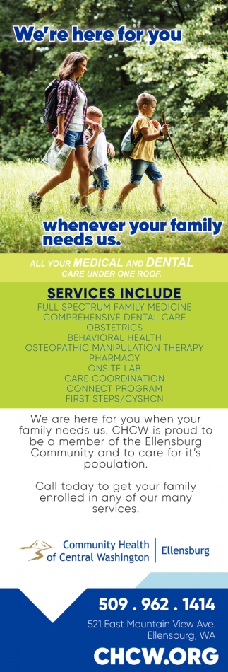 We're Here for You Whenever Your Family Needs Us