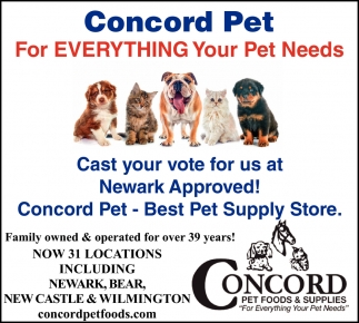 concord pet store