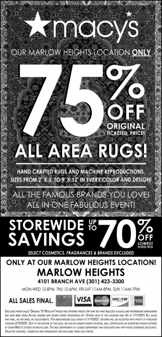 Area Rugs - Macy's