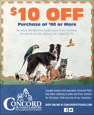 concord pet foods near me