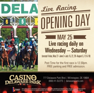 Live Racing Opening Day, Casino Delaware Park, Wilmington, DE