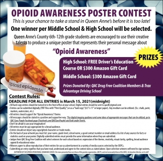 Opioid Awareness Poster Contest