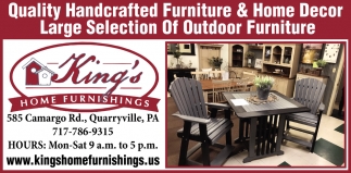 Quality Handcrafted Furniture & Home Decor Large Selection of Outdoor Furniture