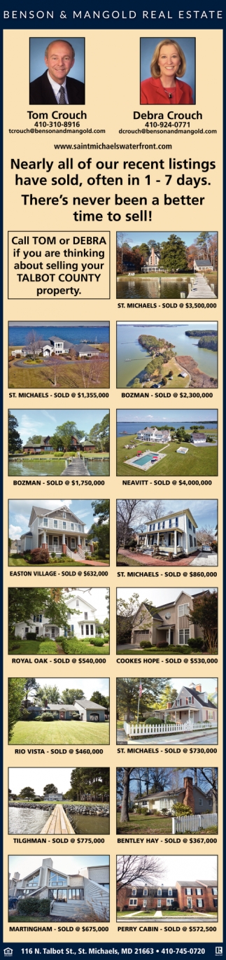 Nearly All Of Our Recent Listings Have Sold