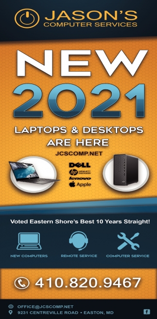 New 2021 Laptops & Desktops Are Here