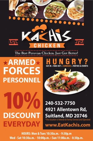 Armed Forces Personnel 10% Discount