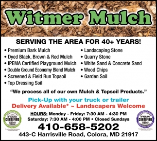 Serving The Area for 40+ Years!