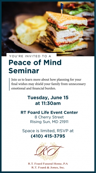 Peace Of Mind Seminar