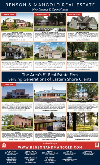 New Listings & Open Houses
