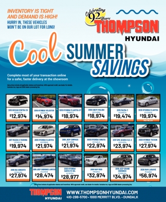 Cool Summer Savings