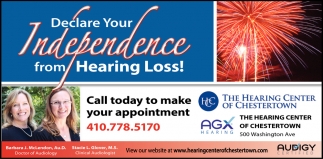 Declare Your Independence From Hearing Loss