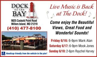 Live Music Is Back At The Dock