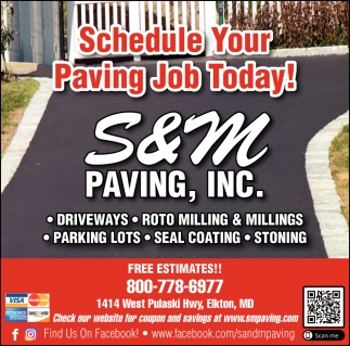 Schedule Your Paving Job Today!