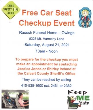 Free Car Seat Checkup Event