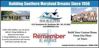 Building Southern Maryland Dreams Since 1950