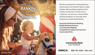 Better Banking For Better Living