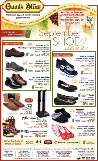 September Shoe Sale