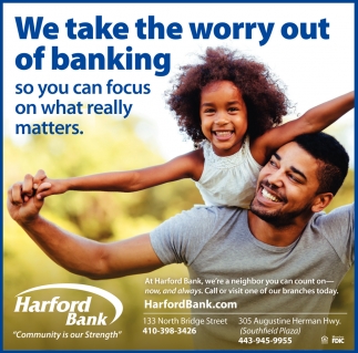 We Take The Worry Out Of Banking