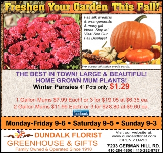 Freshen Your Garden This Fall!