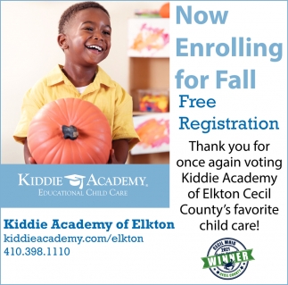 Now Enrolling For Fall!
