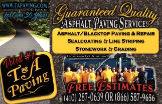 Asphalt Paving Services
