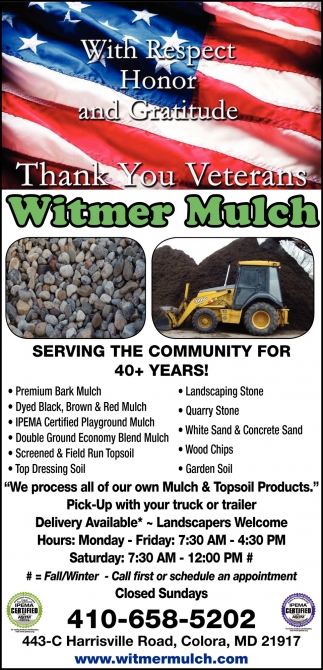 Serving The Community for 40+ Years!