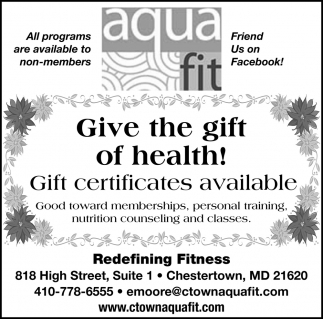 Give The Gift Of Health!