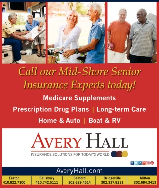 Call Our Mid-Shore Senior Insurance Experts Today!