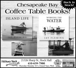 Chesapeake Bay Coffee Table Books!