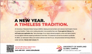 A New Year. A Timeless Tradition.