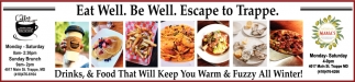 Eat Well. Be Well. Escape To Trappe