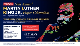 Virtual 18th Annual Martin Luther King Jr. Prayer Celebration