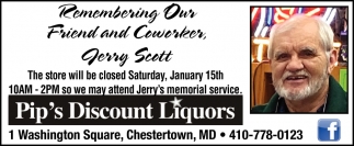 Remembering Our Friend and Coworker Jerry Scott