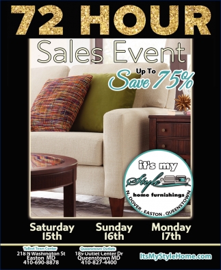72 Hour Sales Event