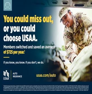 You Could Miss Out, Or You Could Choose USAA