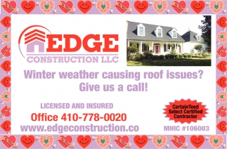 Winter Weather Causing Roof Issues?