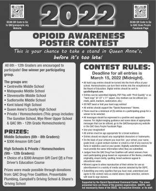 2022 Opioid Awareness Poster Contest
