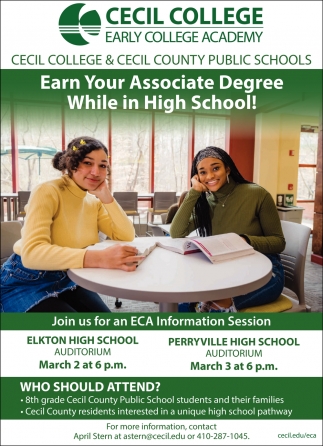 Earn Your Associate Degree While In High School!