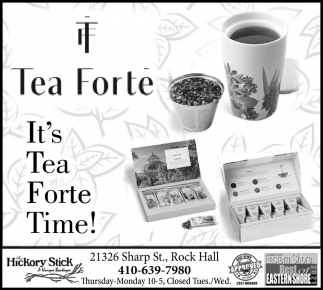 It's Tea Forte Time!