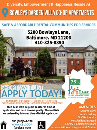 Safe & Affordable Rental Communities for Seniors