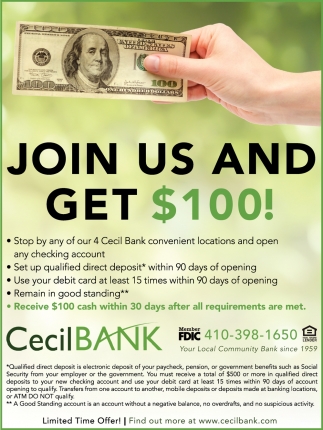Join Us and Get $100