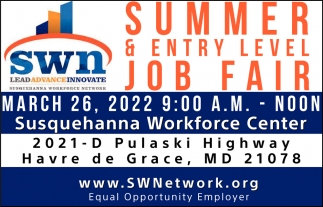 Summer & Entry Level Job Fair