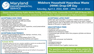 Midshore Household Hazardous Waste