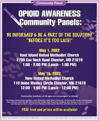 Opioid Awareness Community Panels