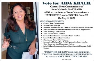 Vote for Aida Khalil